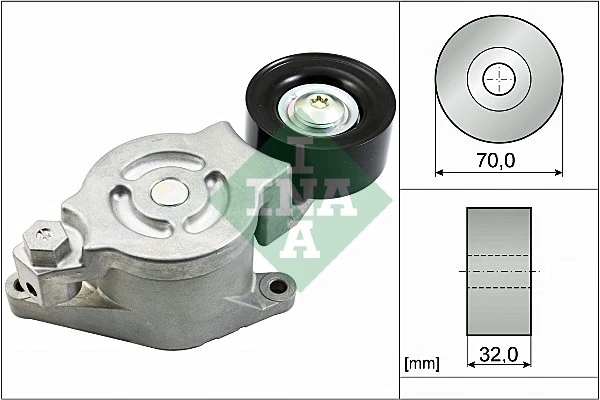 Belt Tensioner, V-ribbed belt